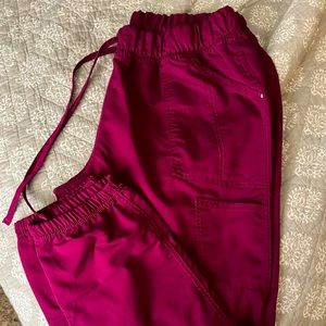 Maroon scrub bottoms. XL
